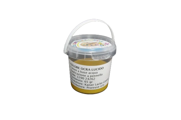 Colore acrilico ocra, pennello , per cera o per gesso (1290 24262)