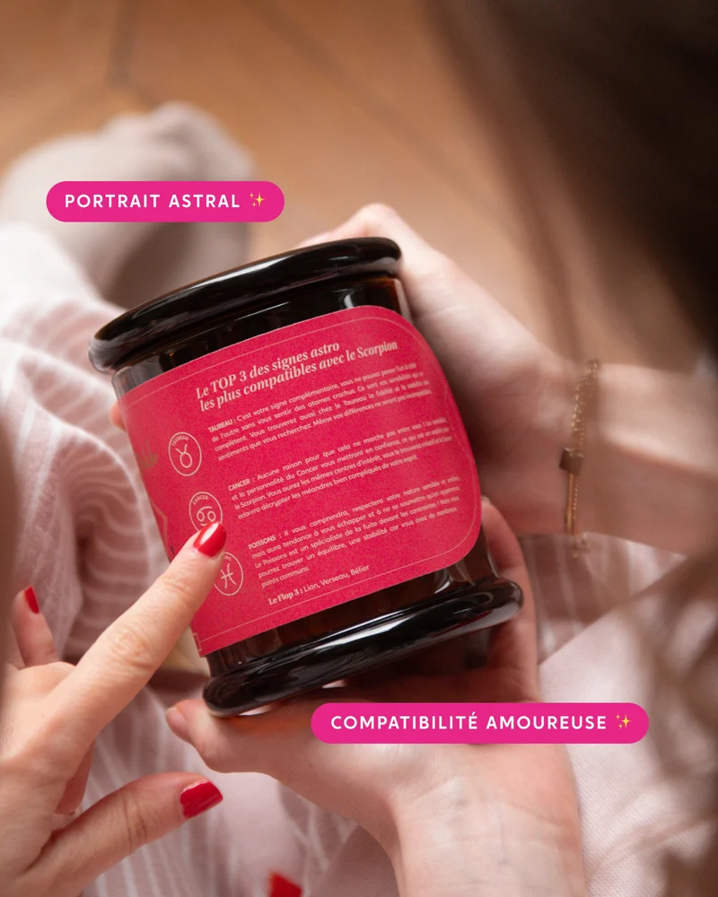 La Bougie Astrale Love Match Poissons