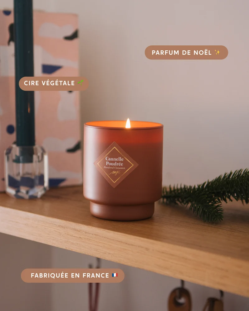 Bougie Cannelle Poudrée