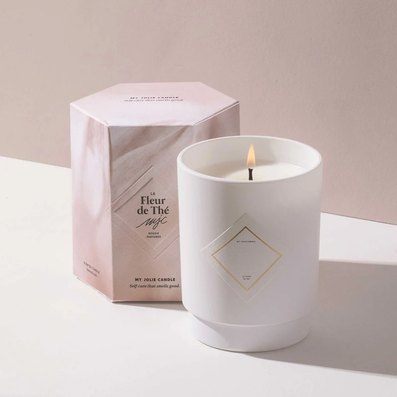 La Bougie Personnalisée Fleur de Thé
