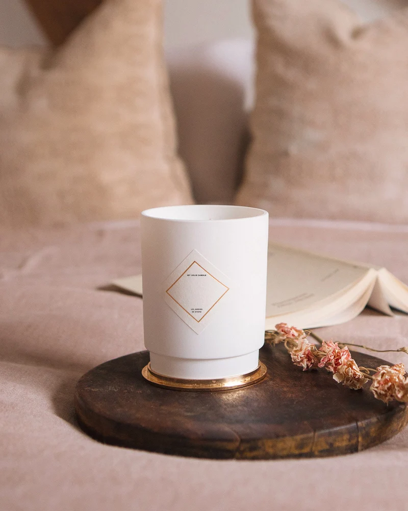 La Bougie Personnalisée Fleur de Thé