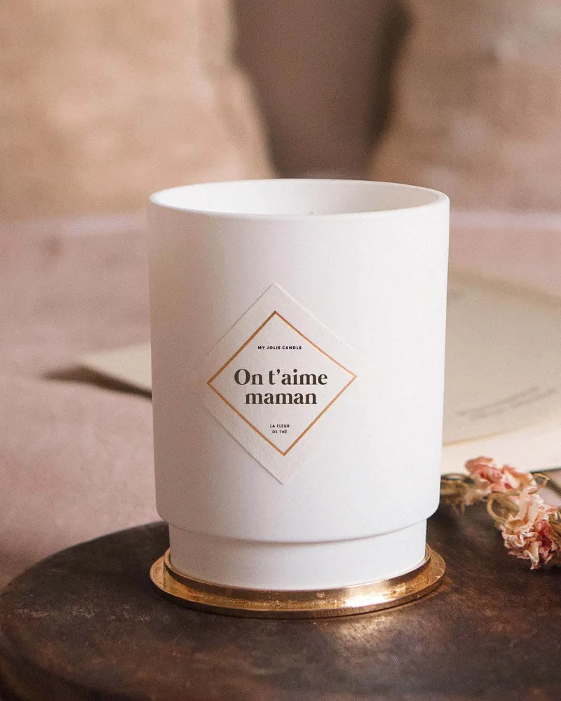 La Bougie Personnalisée Fleur de Thé
