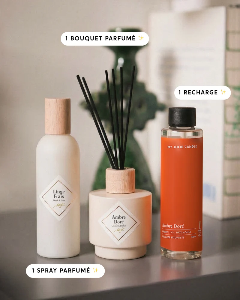 Trio parfums d'intérieur à composer