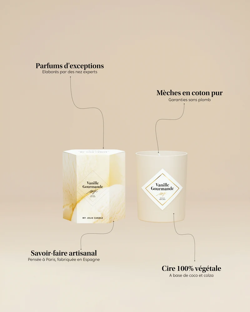 Petite bougie Vanille Gourmande