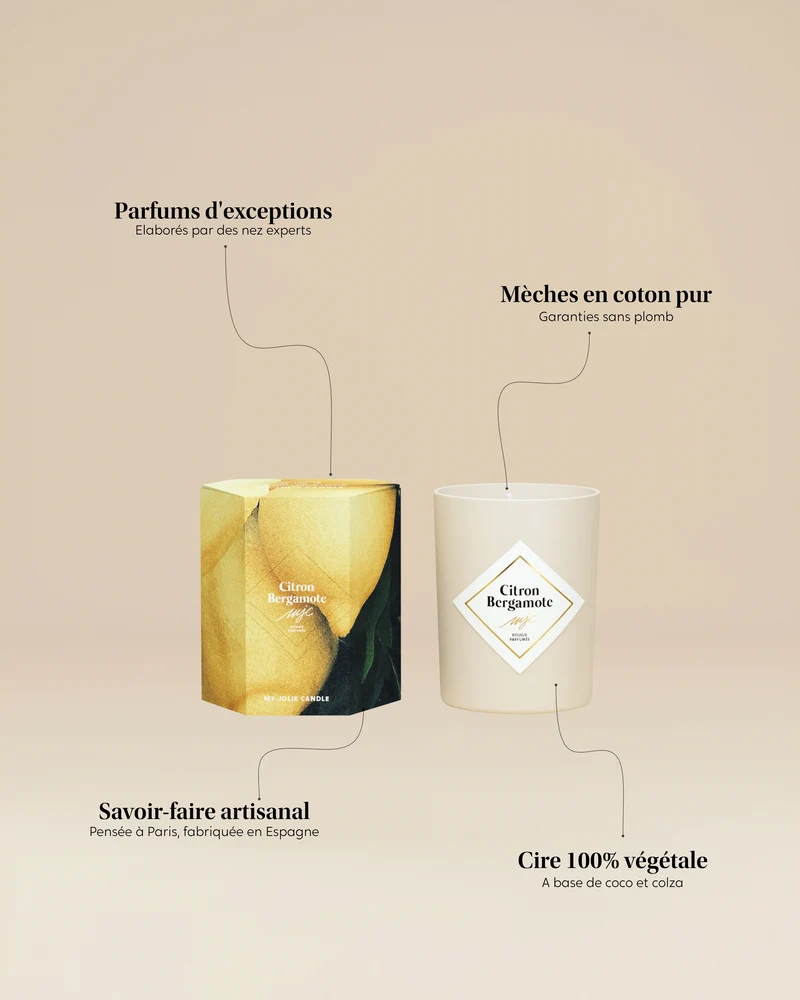 Petite bougie Citron Bergamote