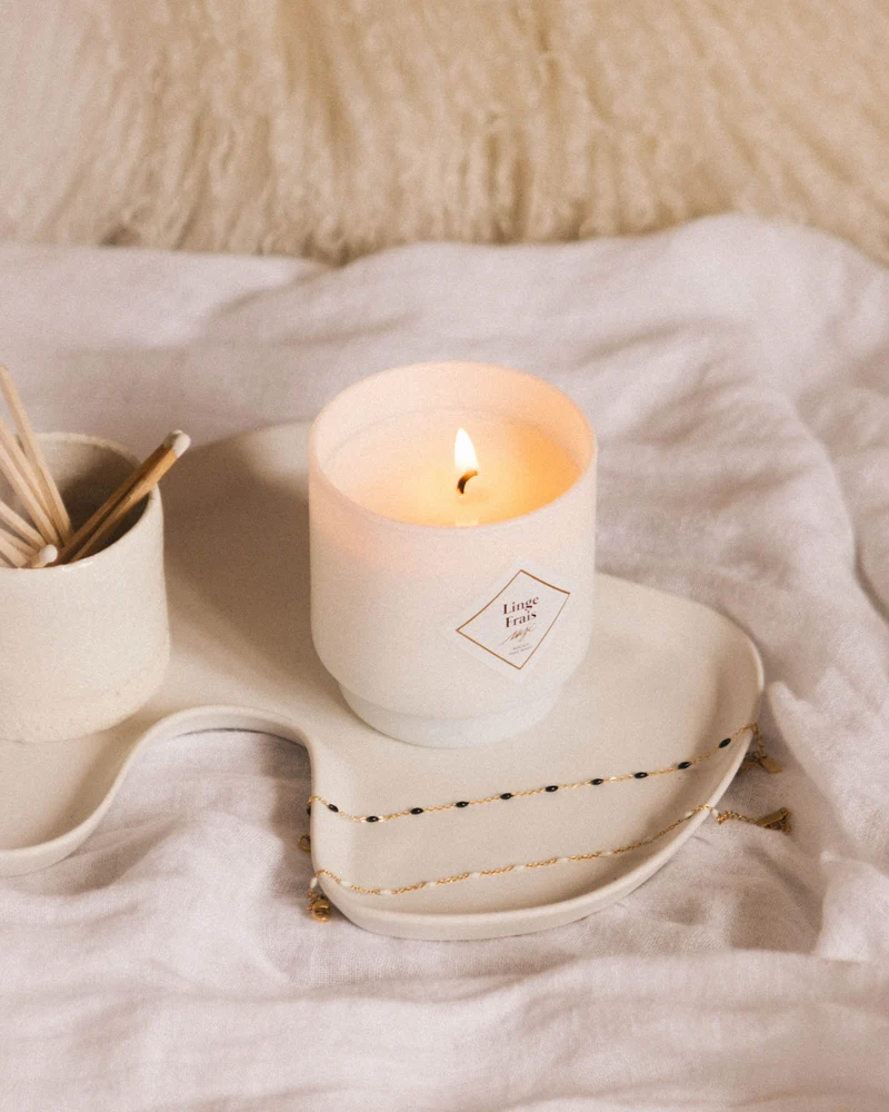 Bougie bijou Linge Frais