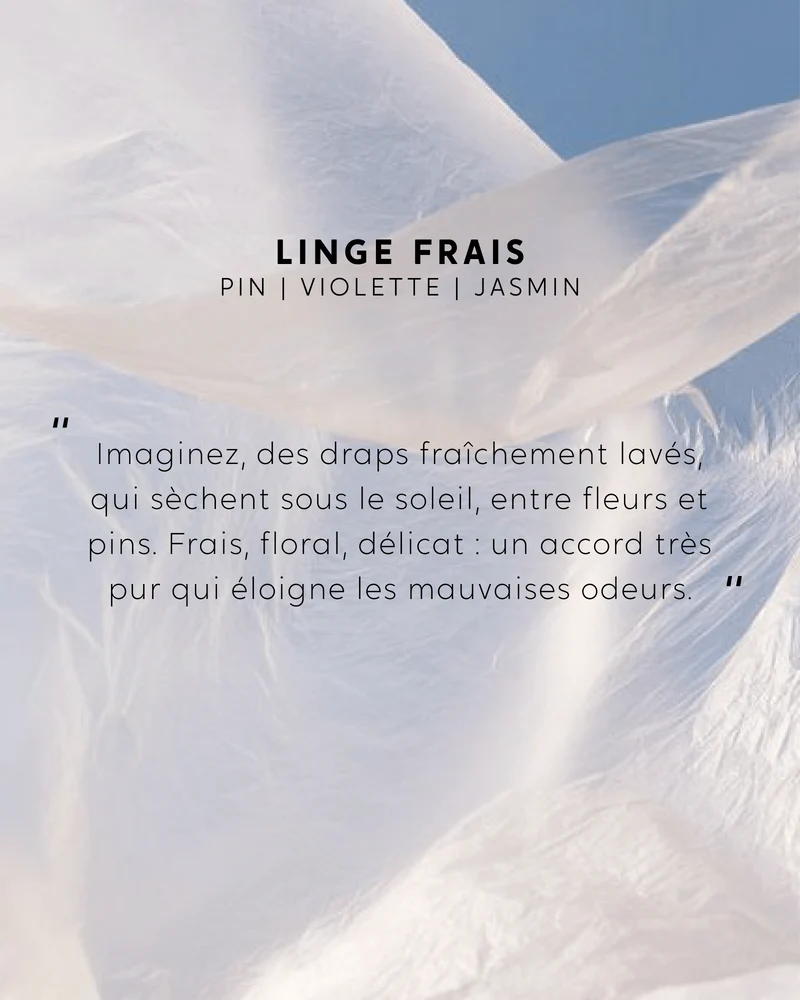 Bougie bijou Linge Frais