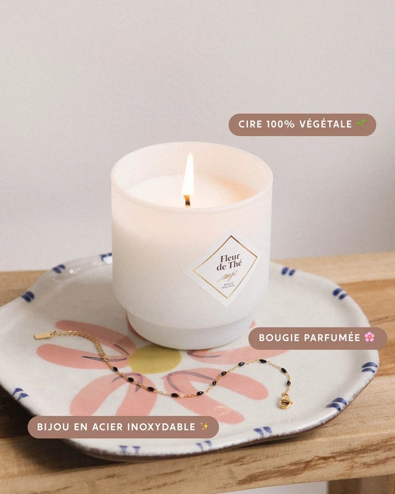 Bougie bijou Fleur de Thé