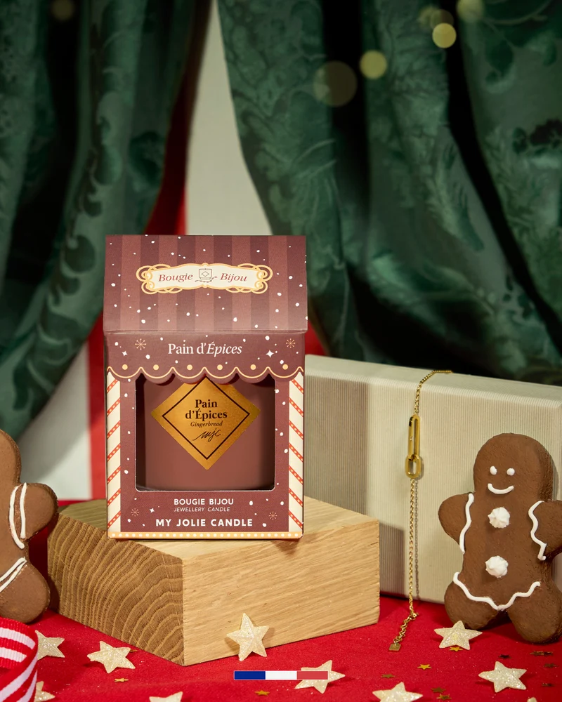 Bougies bijoux Noël 2025