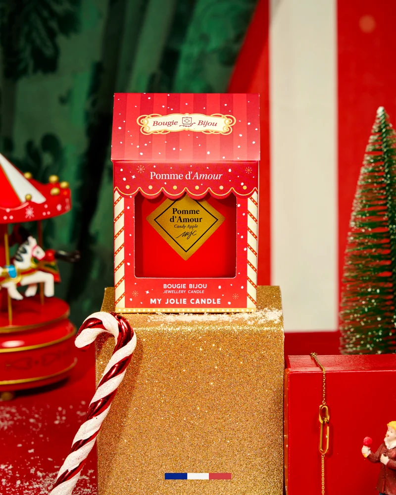 Bougies bijoux Noël 2025