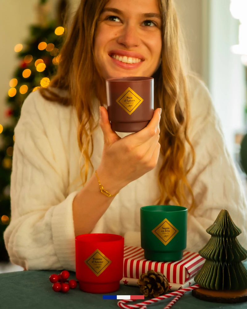 Bougies bijoux Noël 2025