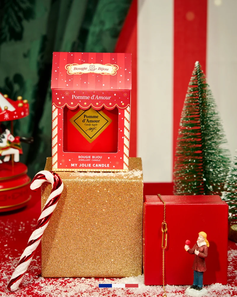 Bougies bijoux Noël 2025
