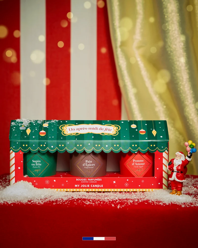 Coffret trio bougies de Noël 2025