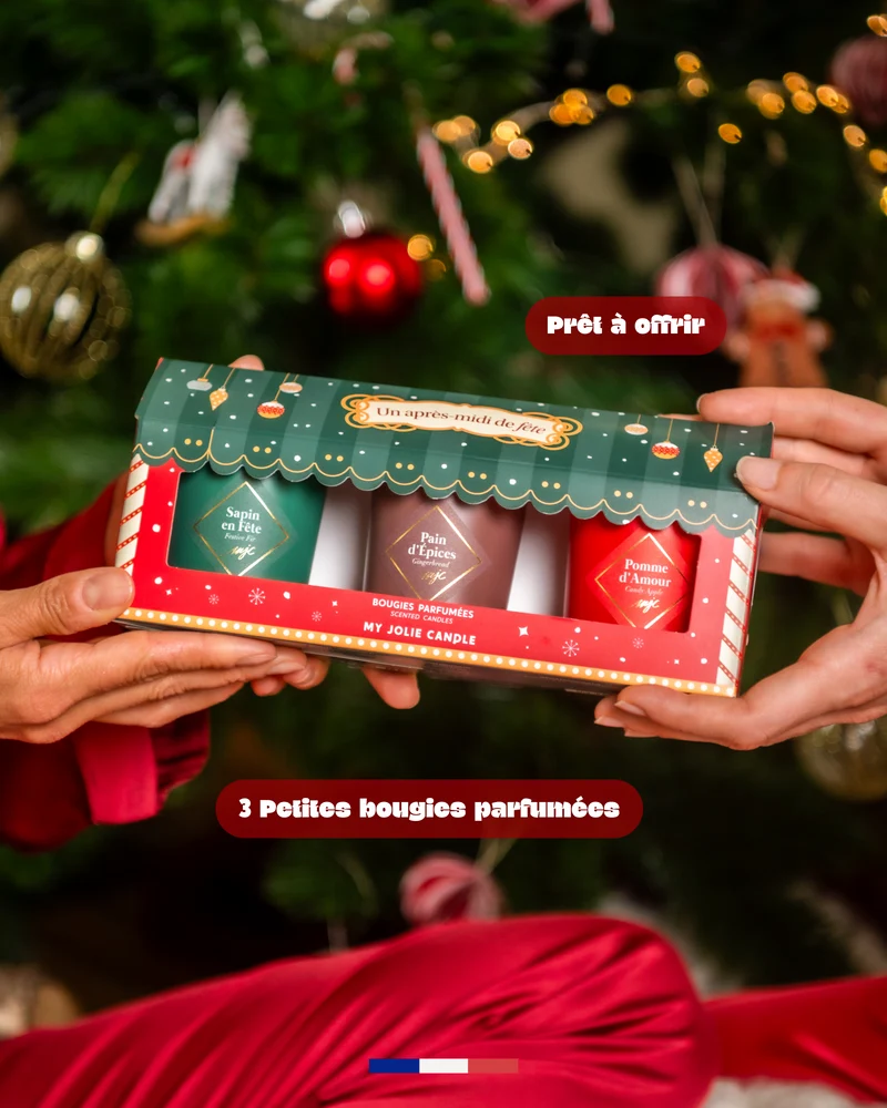 Coffret trio bougies de Noël 2025