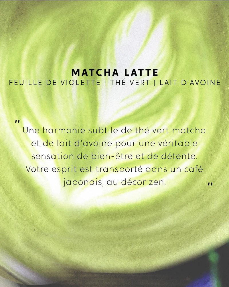 Recharge bouquet Matcha Latte