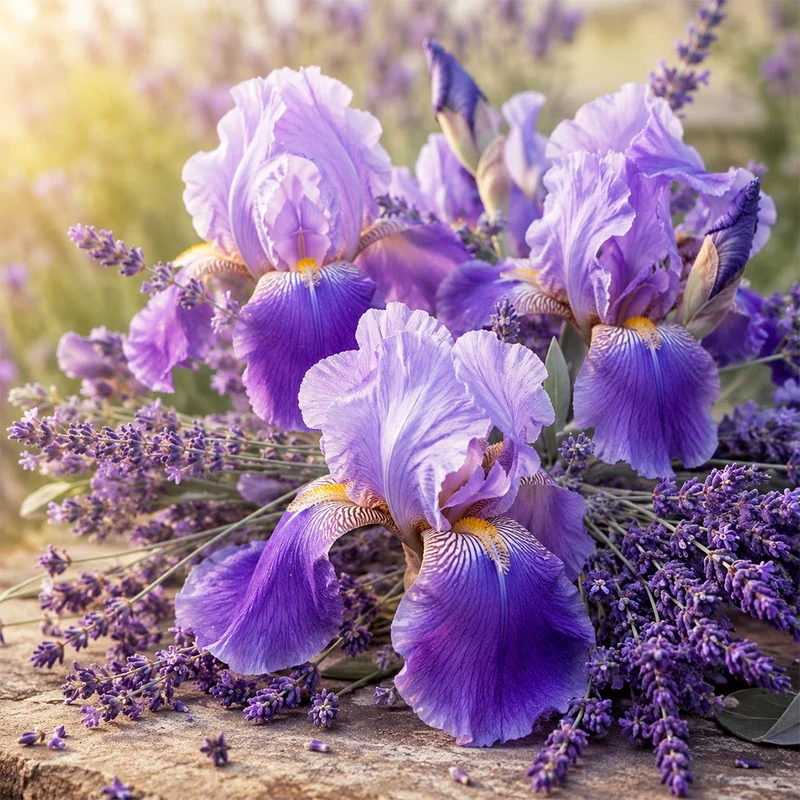 Iris et lavande Boost - Parfum pour bougie