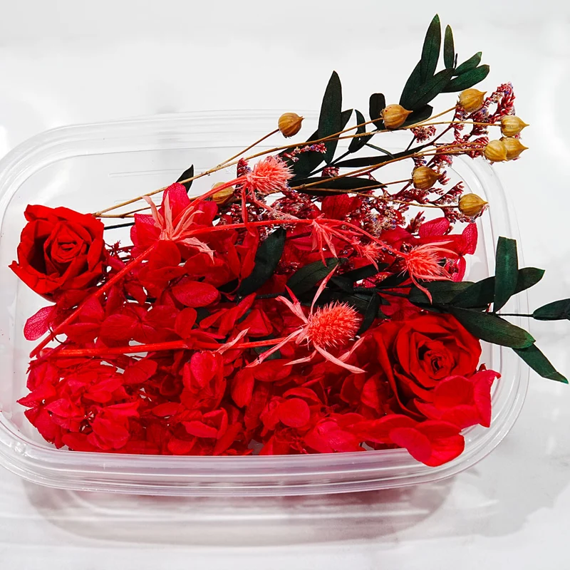 Fleurs séchées - Bouquet romantique