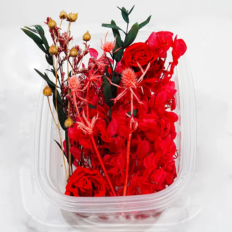 Fleurs séchées - Bouquet romantique