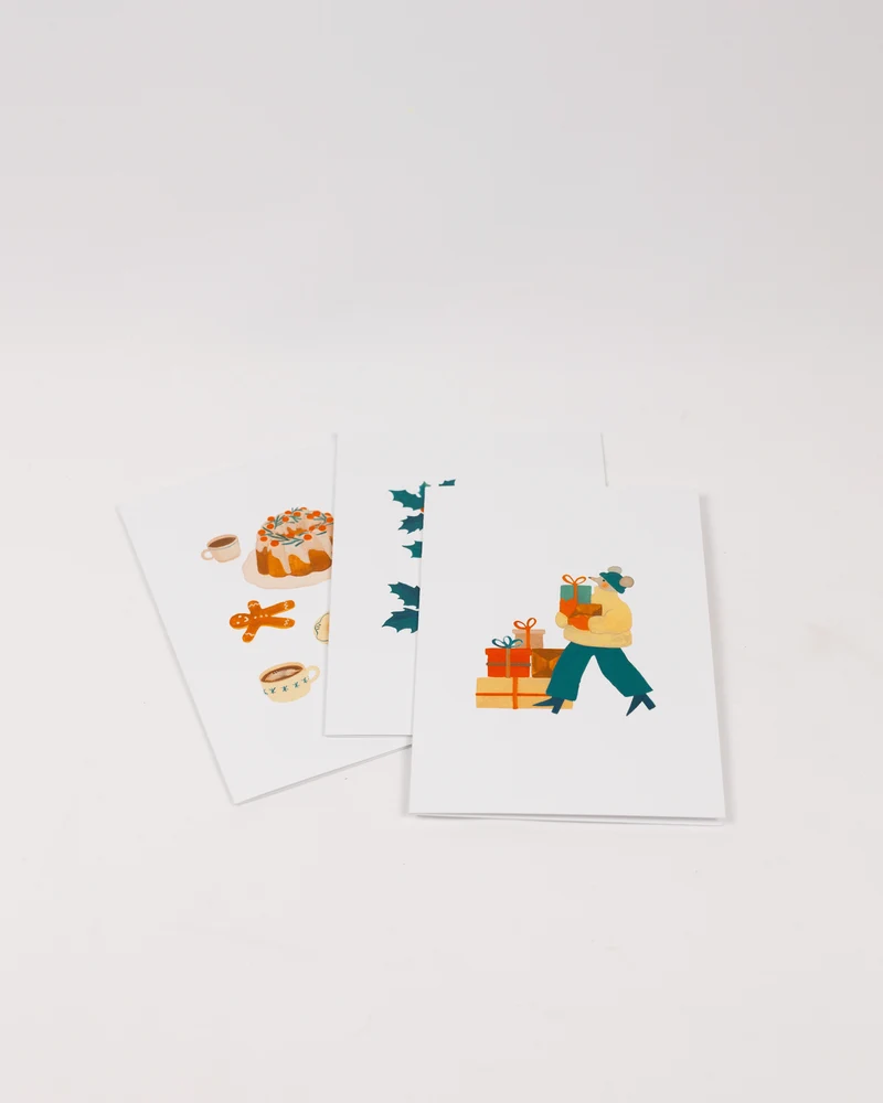 Trio de cartes de souhait