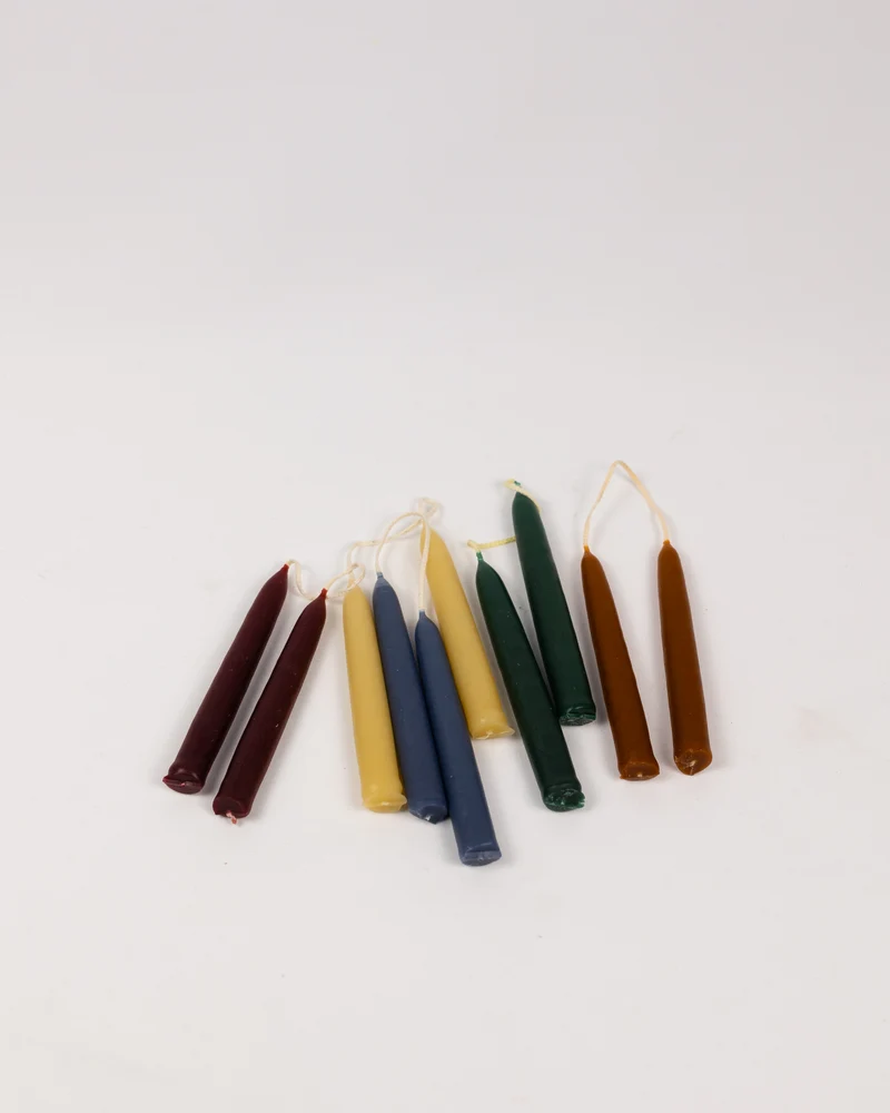 Bougies d'anniversaire en cire d'abeille