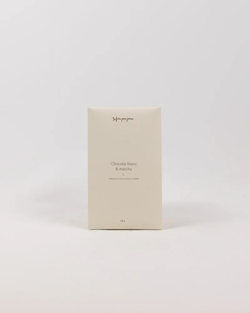 Tablette — Chocolat blanc & matcha