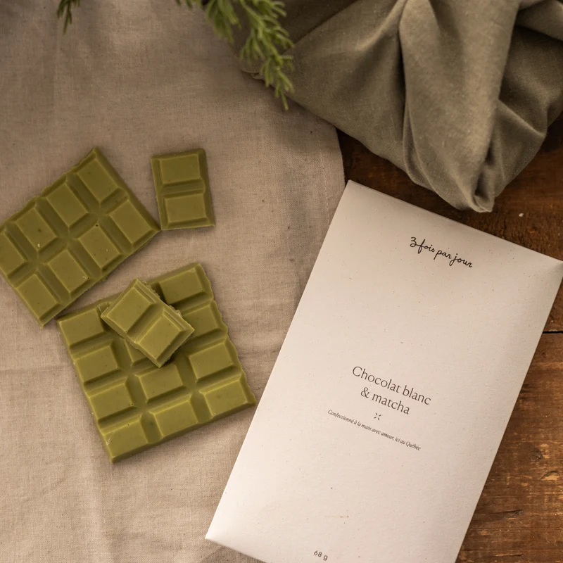 Tablette — Chocolat blanc & matcha