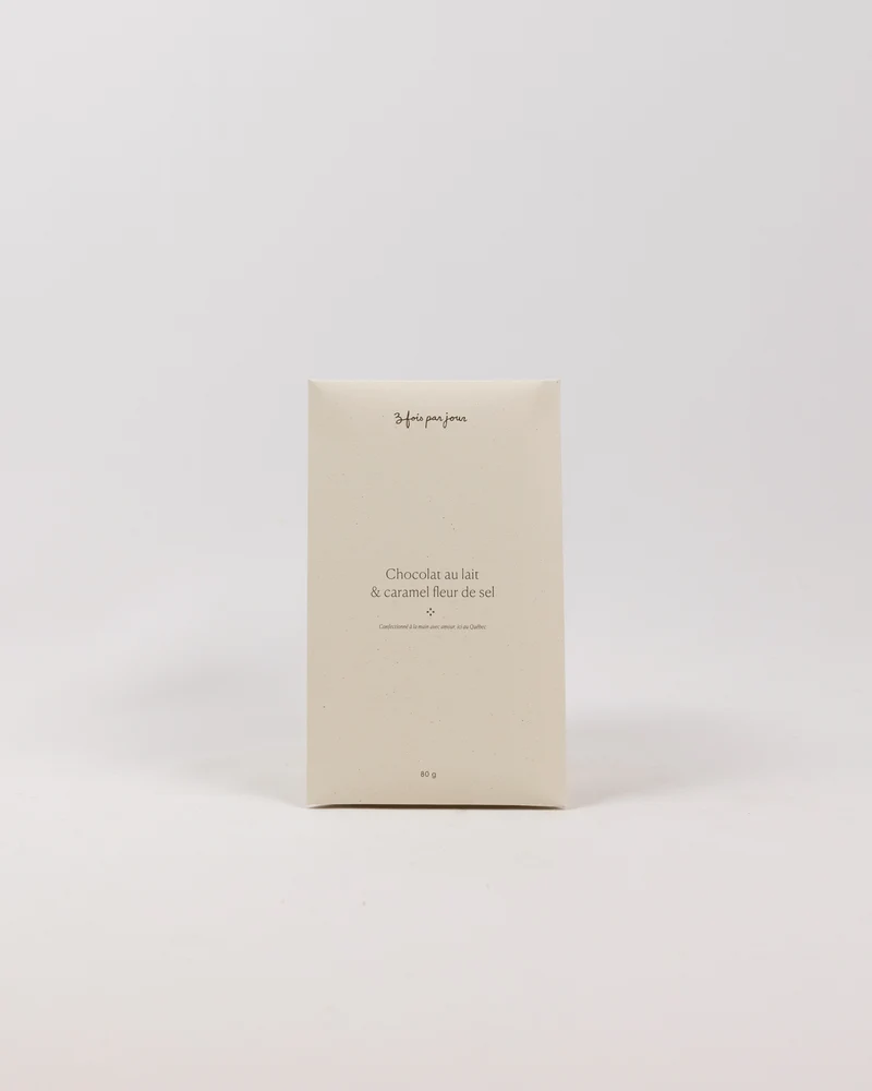 Tablette — Chocolat au lait & caramel fleur de sel