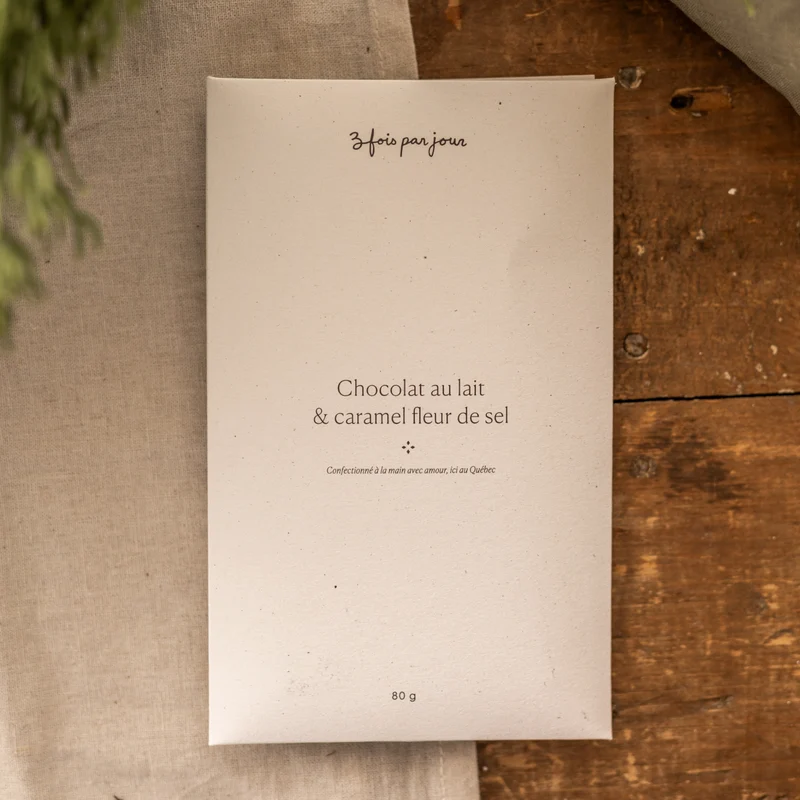 Tablette — Chocolat au lait & caramel fleur de sel