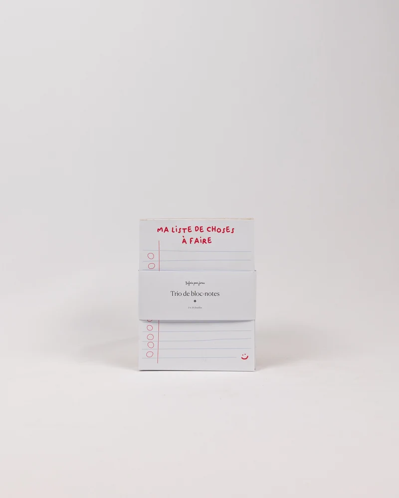 Trio de bloc-notes pour enfant