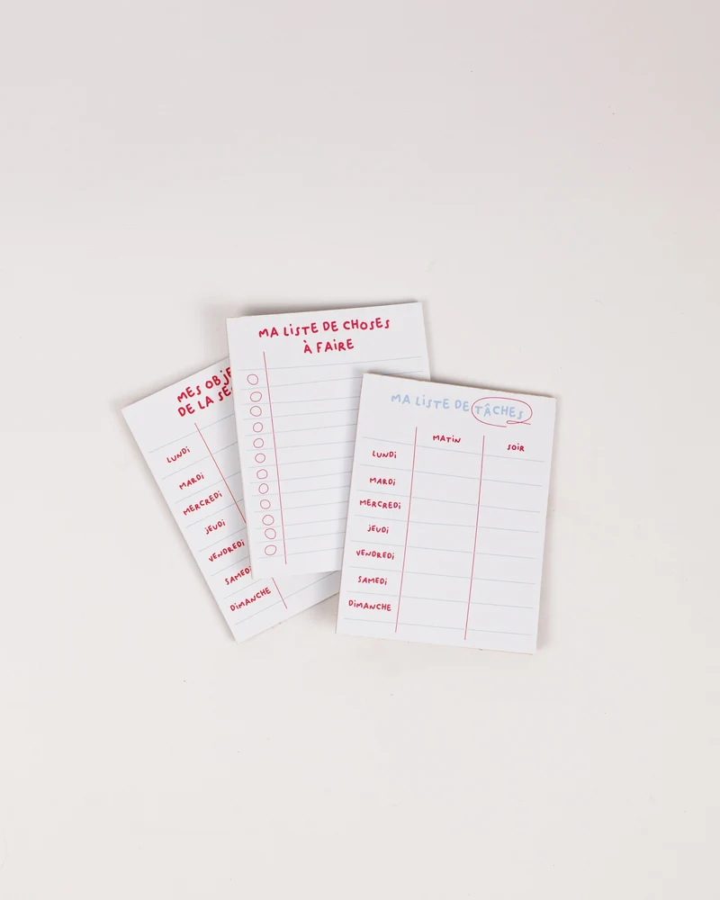 Trio de bloc-notes pour enfant