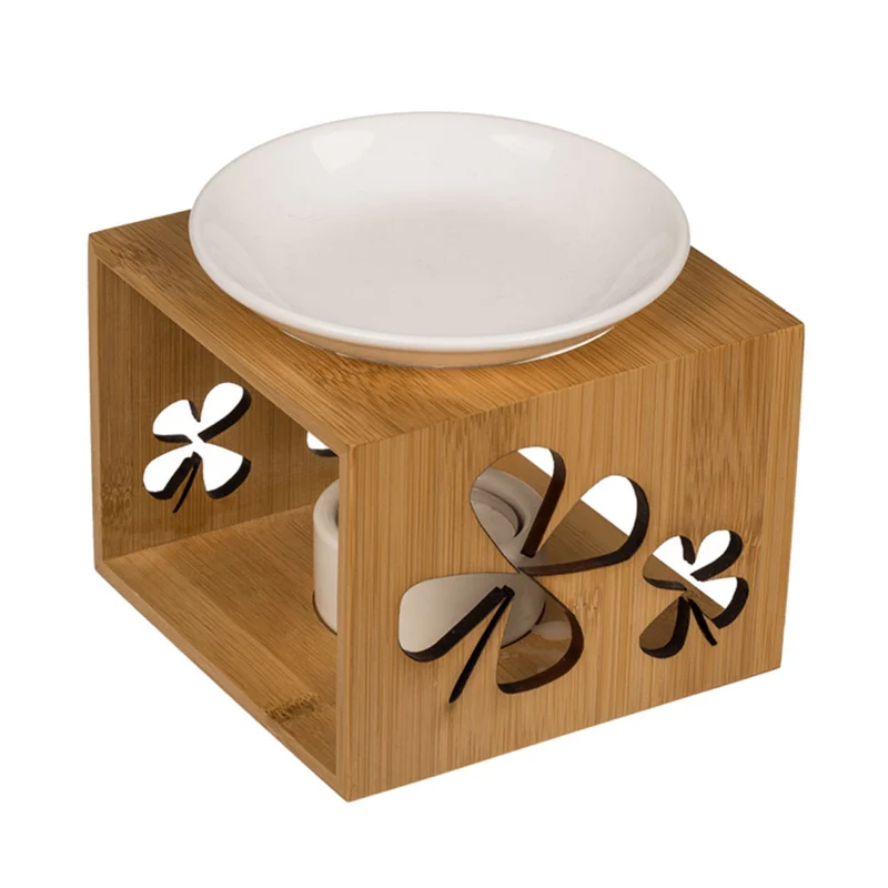 Brûle-parfum Bamboo pour fondants de cire