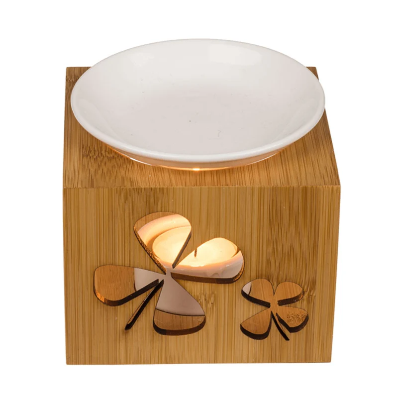Brûle-parfum Bamboo pour fondants de cire