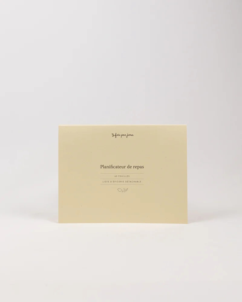 Planificateur de repas & liste d'épicerie détachable