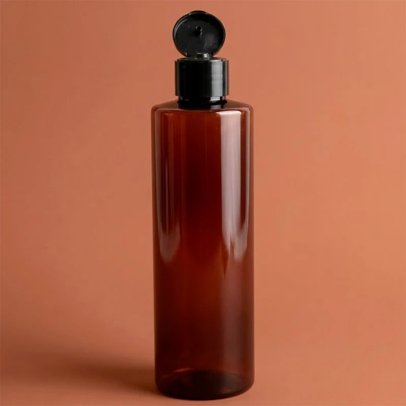 Flacon ambré avec Bouchon flip top - 250 ml