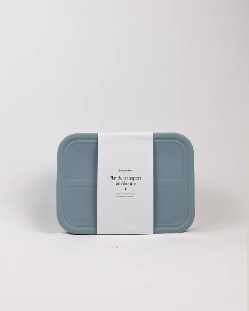 Plat de transport en silicone (5 compartiments)