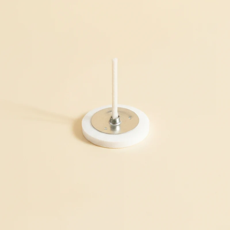 Biadesivi BIANCO per stoppino, 20 mm, 140 pezzi