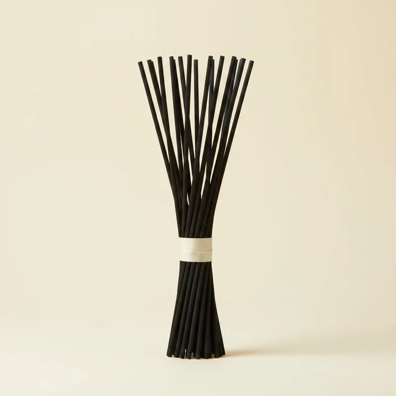 Bastoncini per diffusori colore nero, lunghezza 20 cm, diam. 3 mm, 100 pz