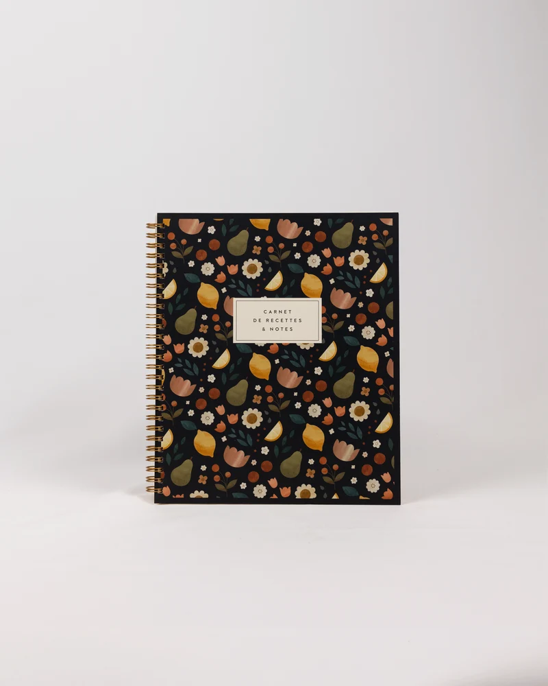 Carnet de recettes & notes - Marine