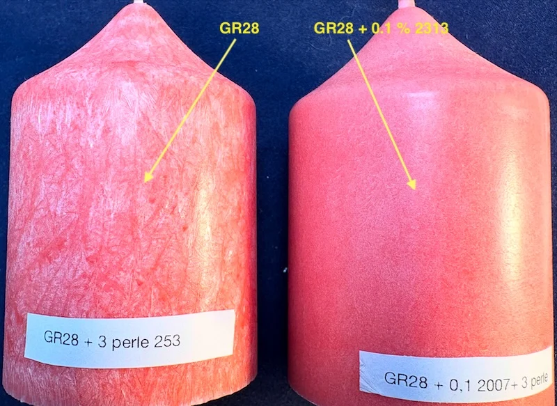 Additivo per togliere l'effetto di cristallizzazione