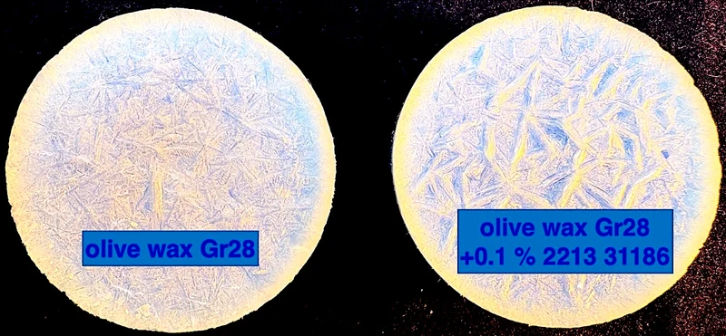 Additivo per aumentare l'effetto di cristallizzazione