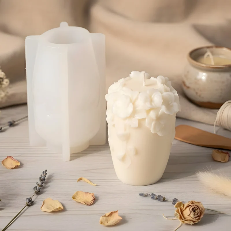 Moule bougie Lianes florales - Silicone