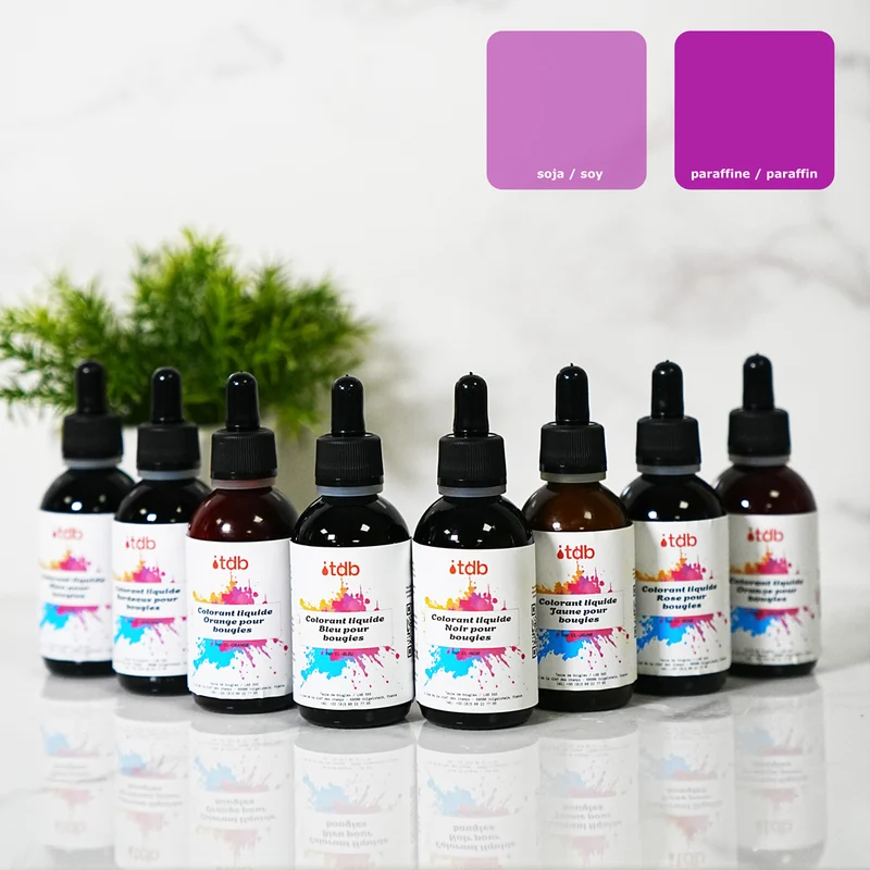 Colorant liquide Rose pour bougies
