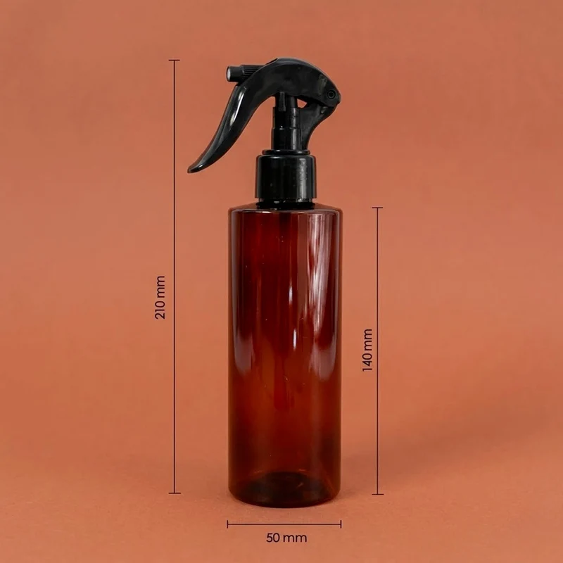 Flacon ambré avec Pulvérisateur - 250 ml