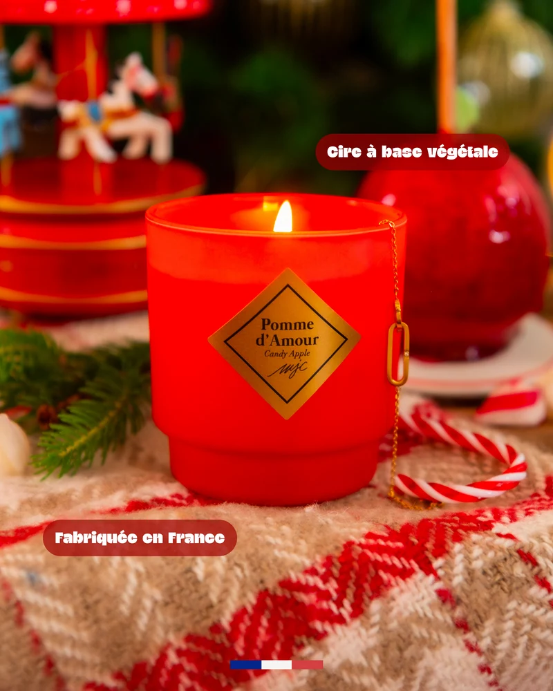 Bougie bijou Pomme d'Amour
