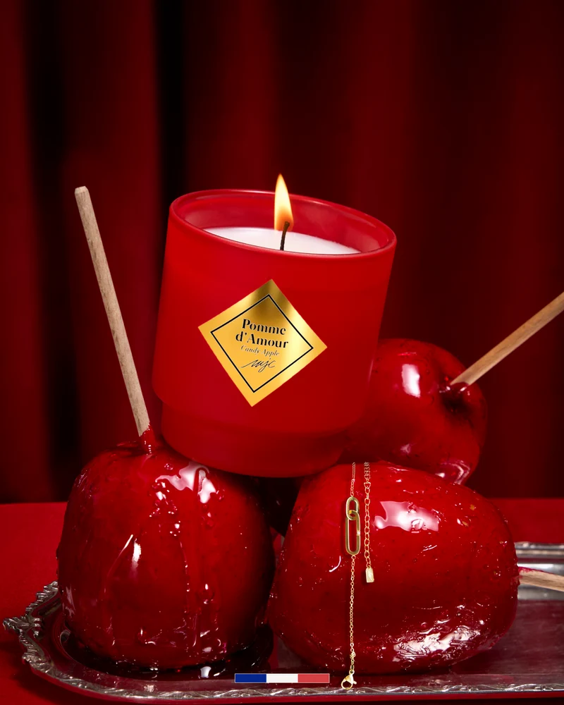 Bougie bijou Pomme d'Amour
