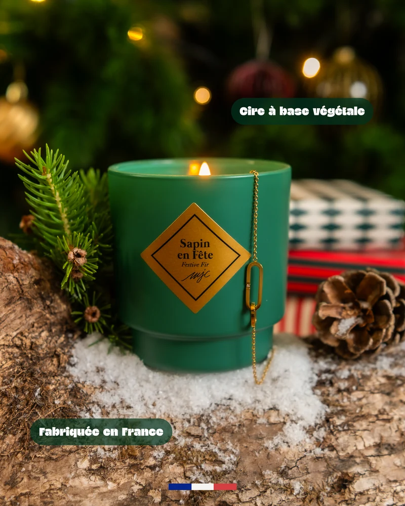 Bougie bijou Sapin en Fête