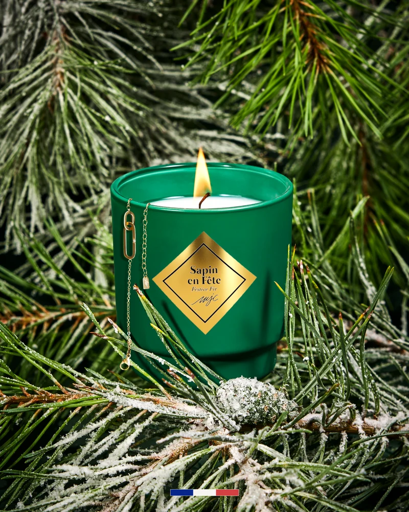 Bougie bijou Sapin en Fête