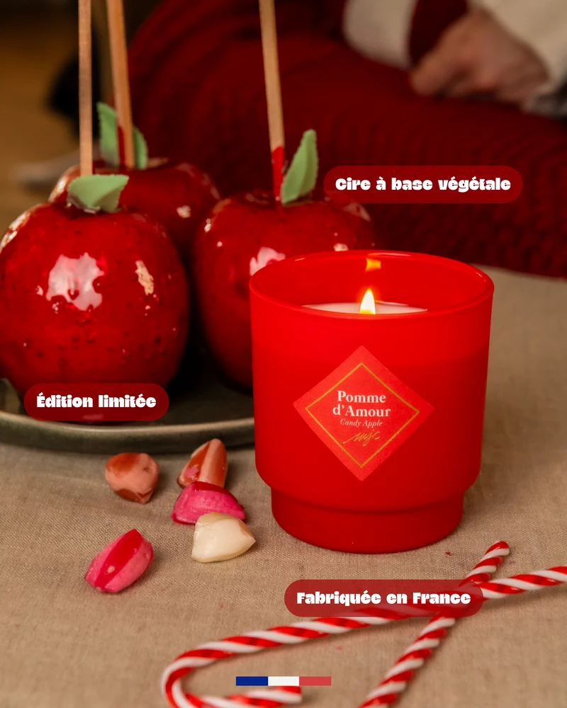Bougie parfumée Pomme d'Amour