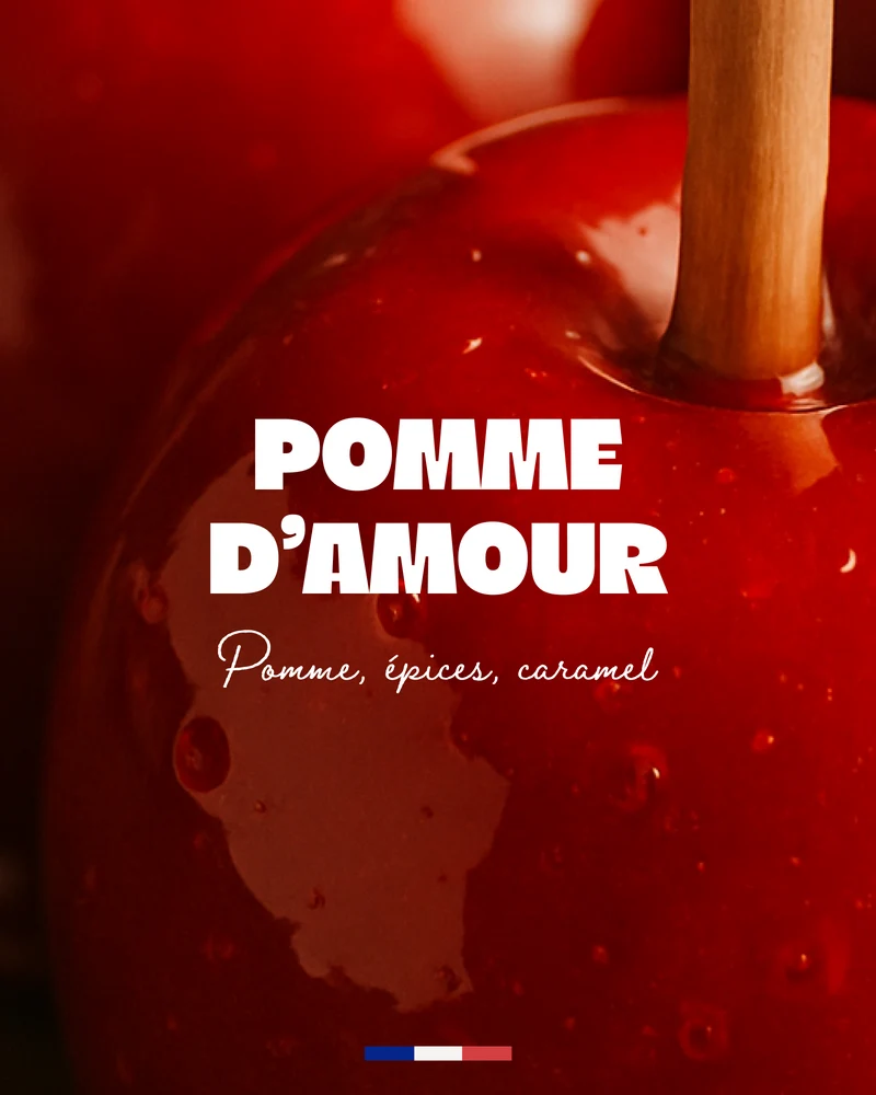 Bougie parfumée Pomme d'Amour