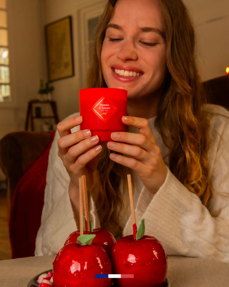 Bougie parfumée Pomme d'Amour